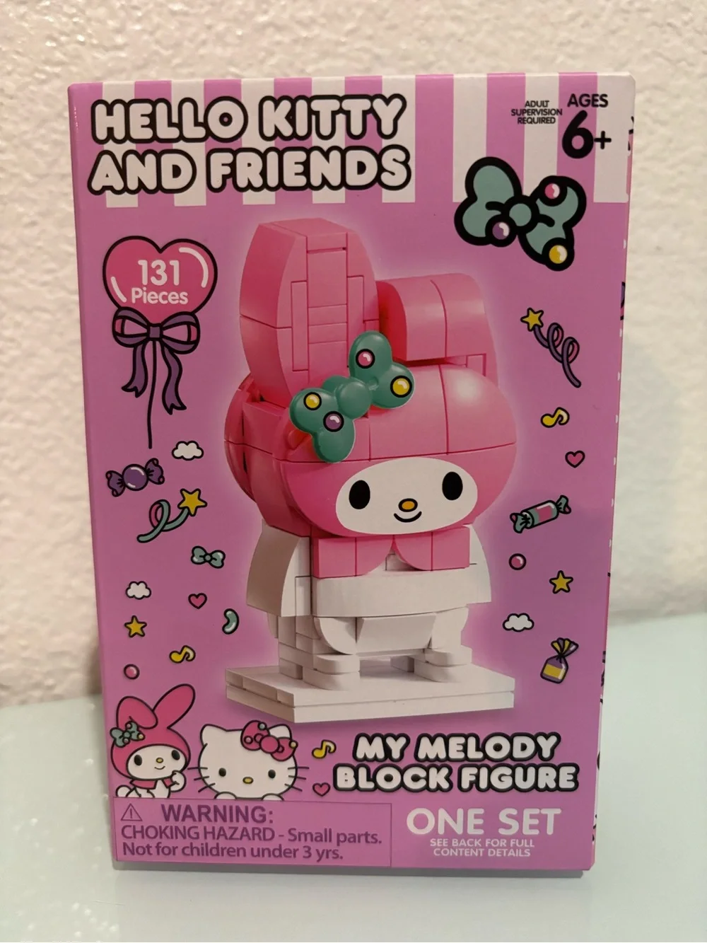 Hello Kitty and Friends My Melody Block Figure Building Set Sanrio NIB